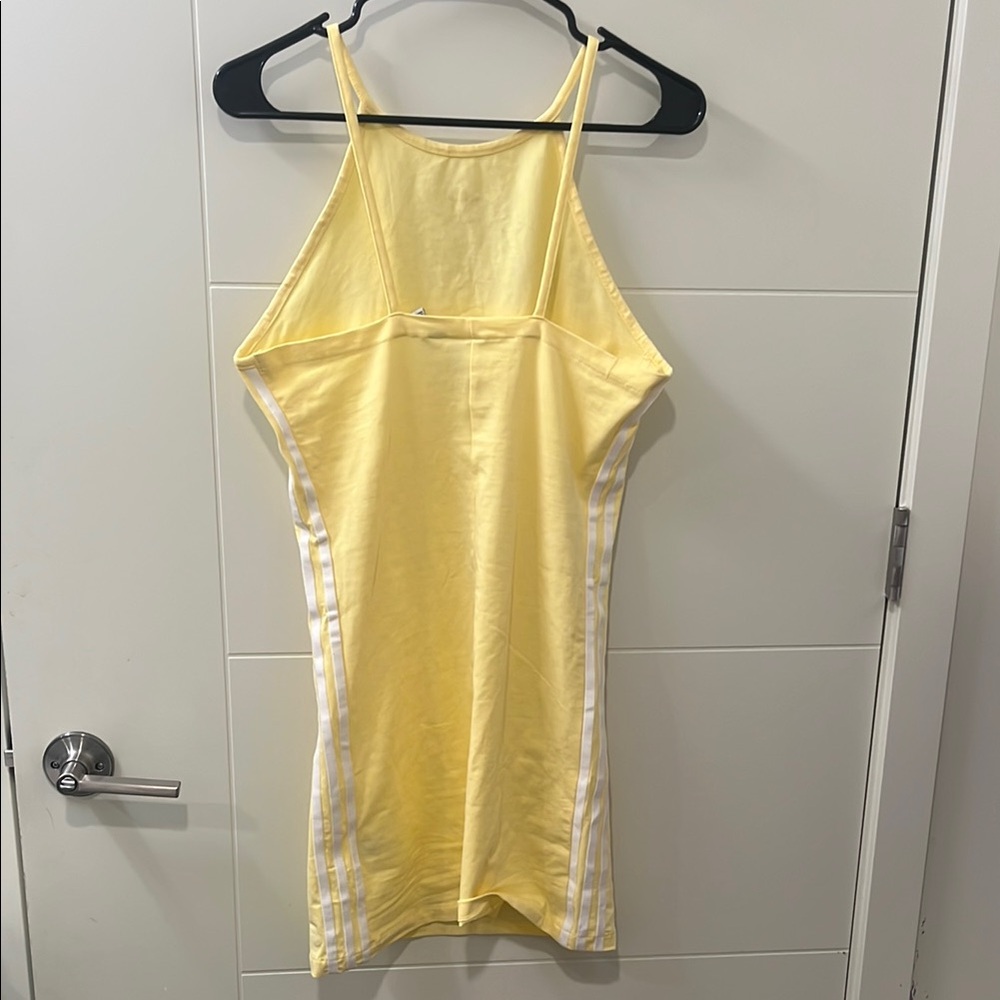 adidas Yellow Racerback Tank Dress - Picture 9 of 9